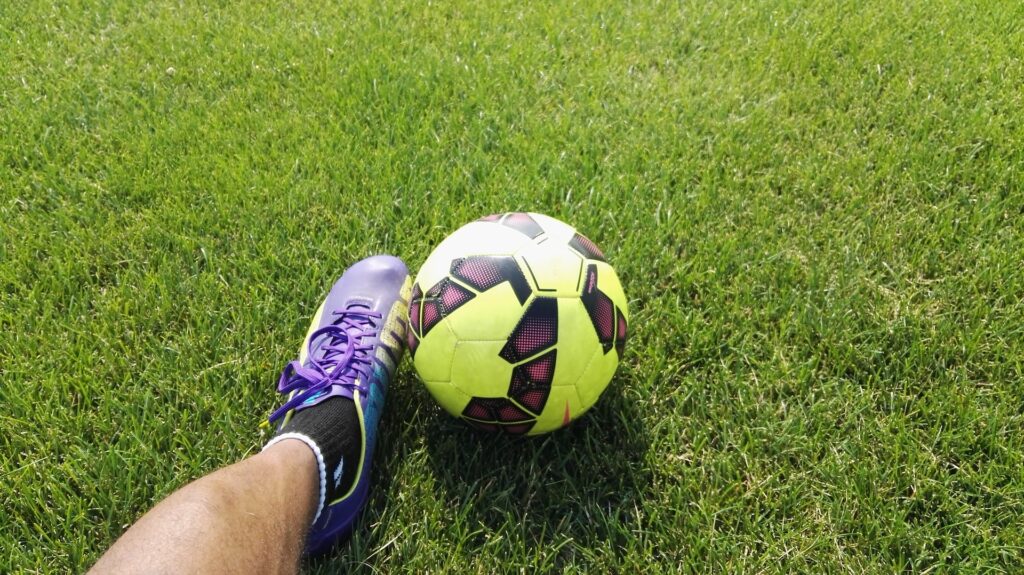 foot near the ball